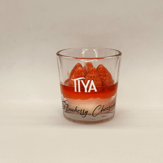 Strawberry Cheesecake- Tiya Votive Candle