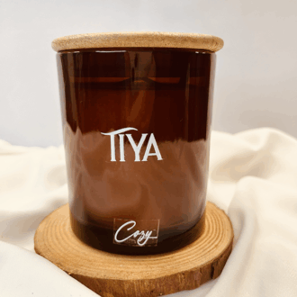 Cozy - Plaid & Pine - Tiya Candle
