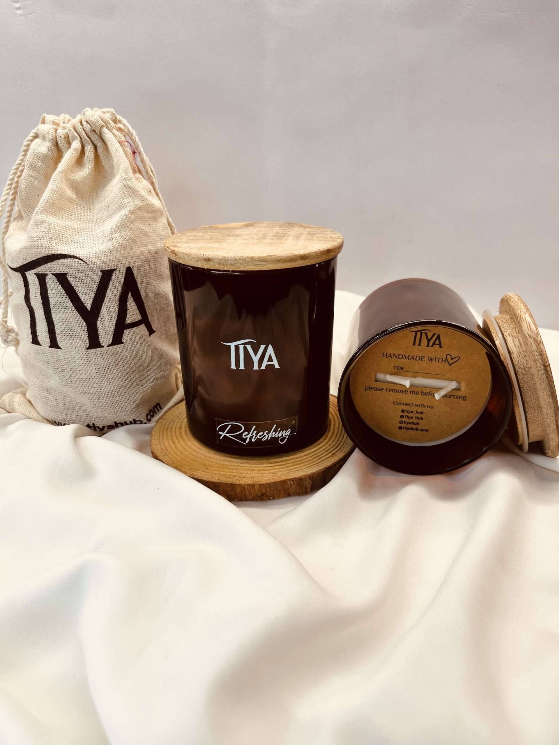 Refreshing - Minted Eucalyptus - Tiya Candle - Image 3