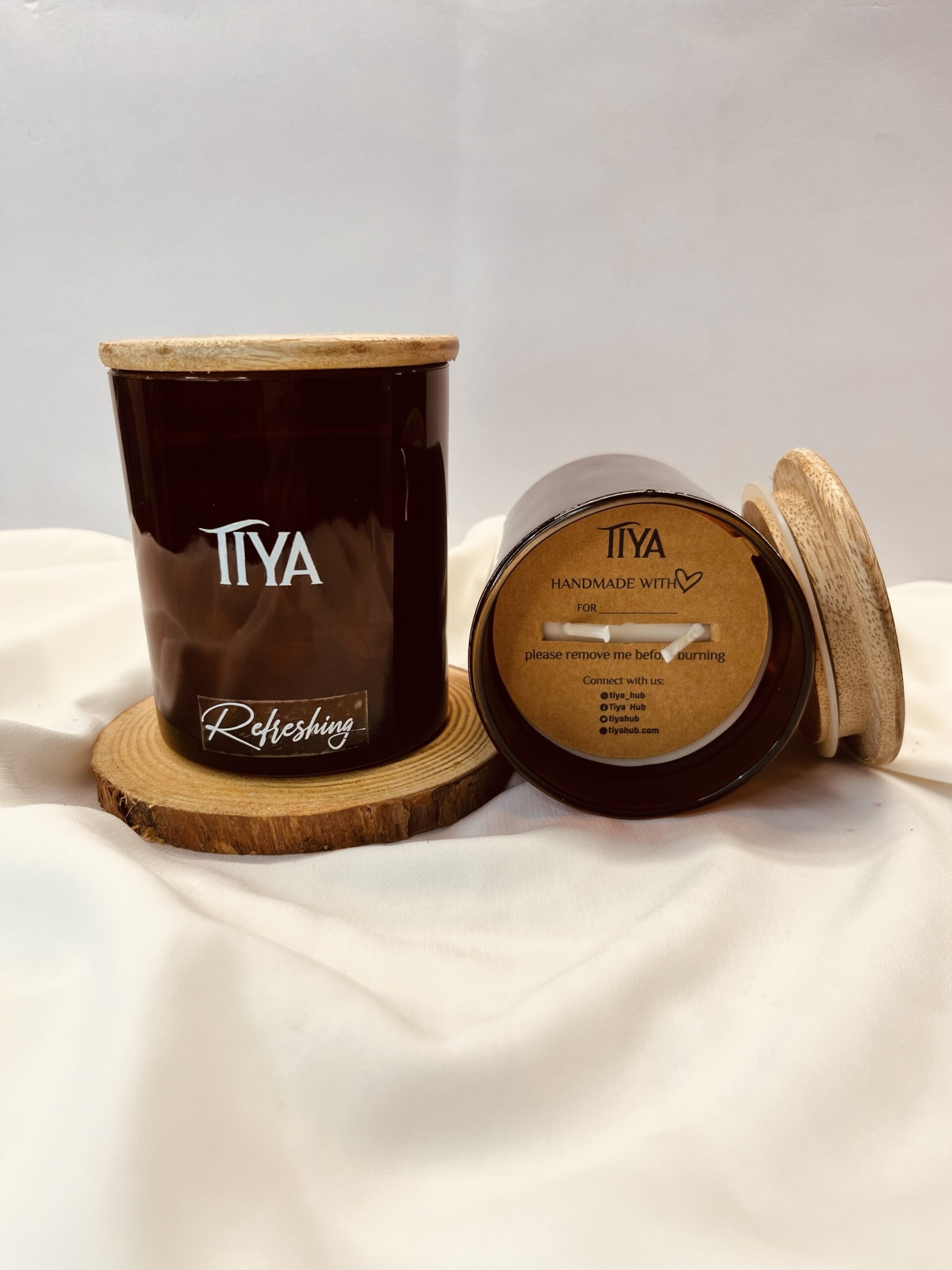 Refreshing - Minted Eucalyptus - Tiya Candle - Image 2