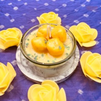 Rasmalai Mithai Candle - 1 piece