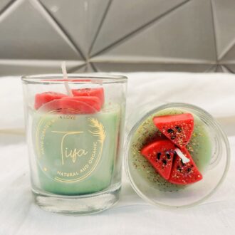 Watermelon Slushie Dessert Candle