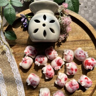 Plumeria Wax Melts in Hello Kitty shape- 6 pieces