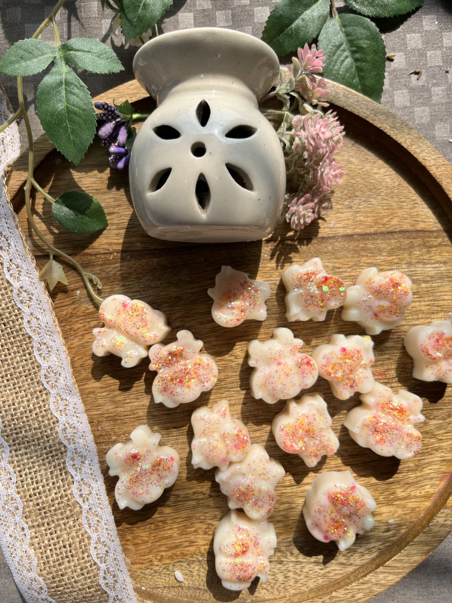 Sandalwood Wax Melts in Elephant shape - 6 pieces