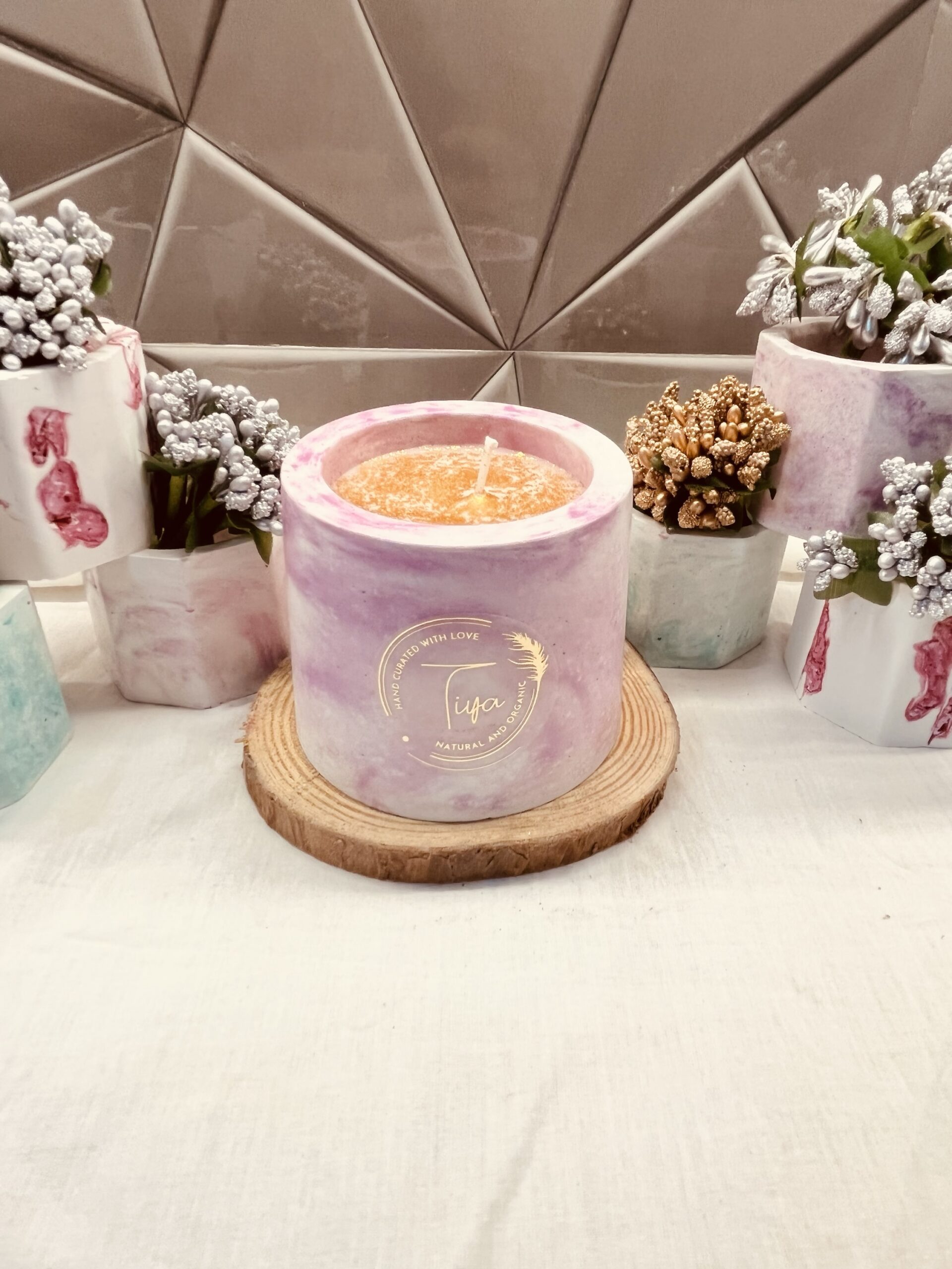 Table Top Jar Ceramic Candle - Big - Image 3