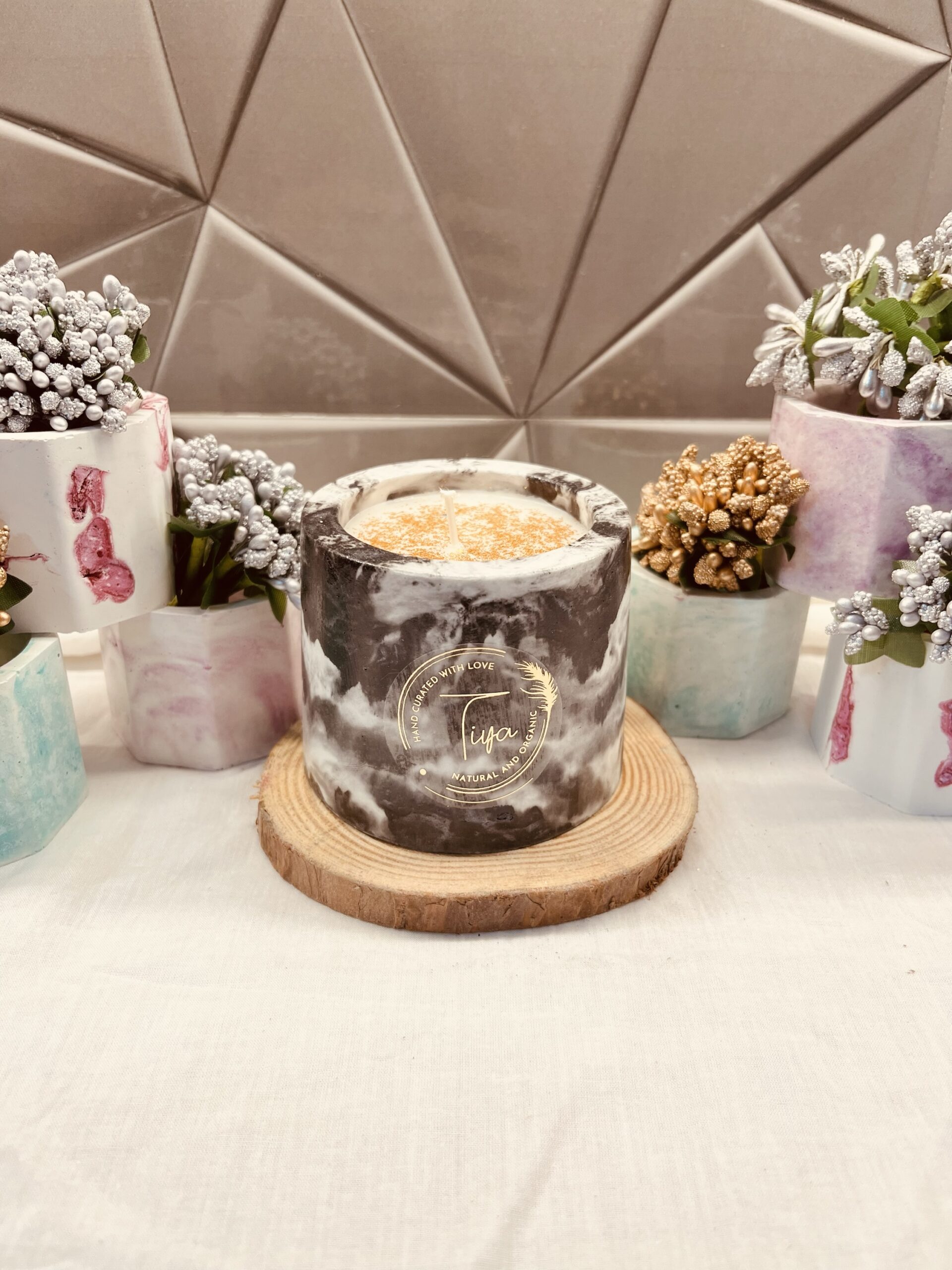 Table Top Jar Ceramic Candle - Big - Image 2