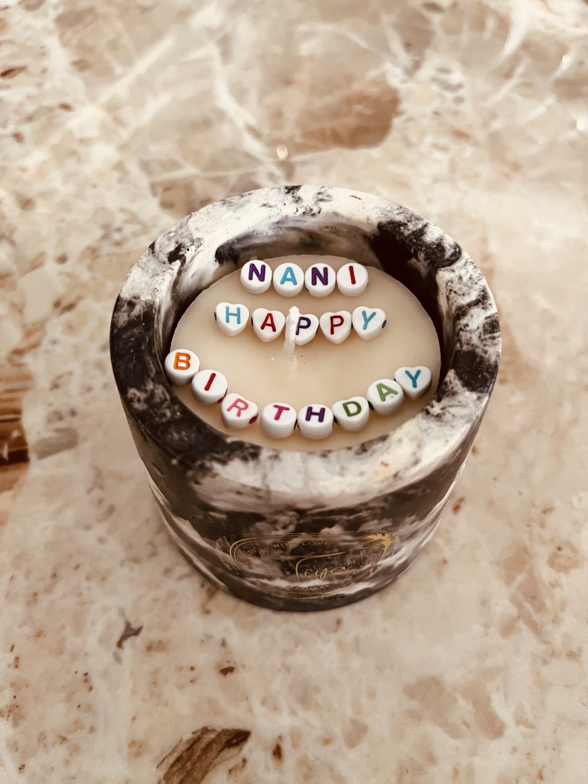 Secret Message Candle - Customized