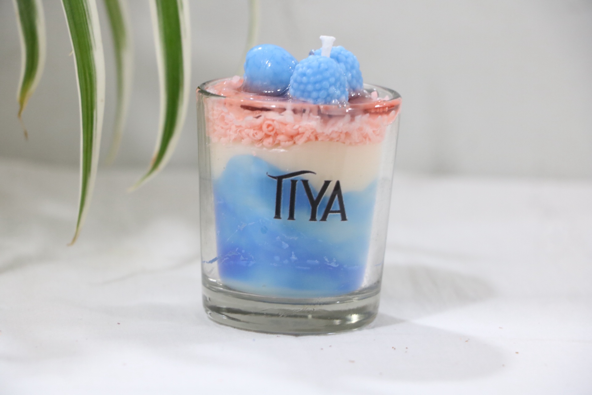 Blueberry Shot Dessert Candle