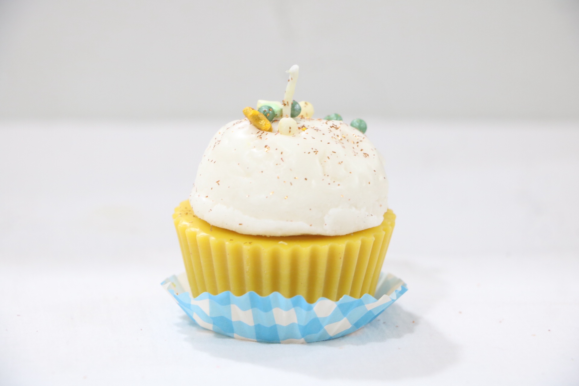 Pineapple Cupcake Candle