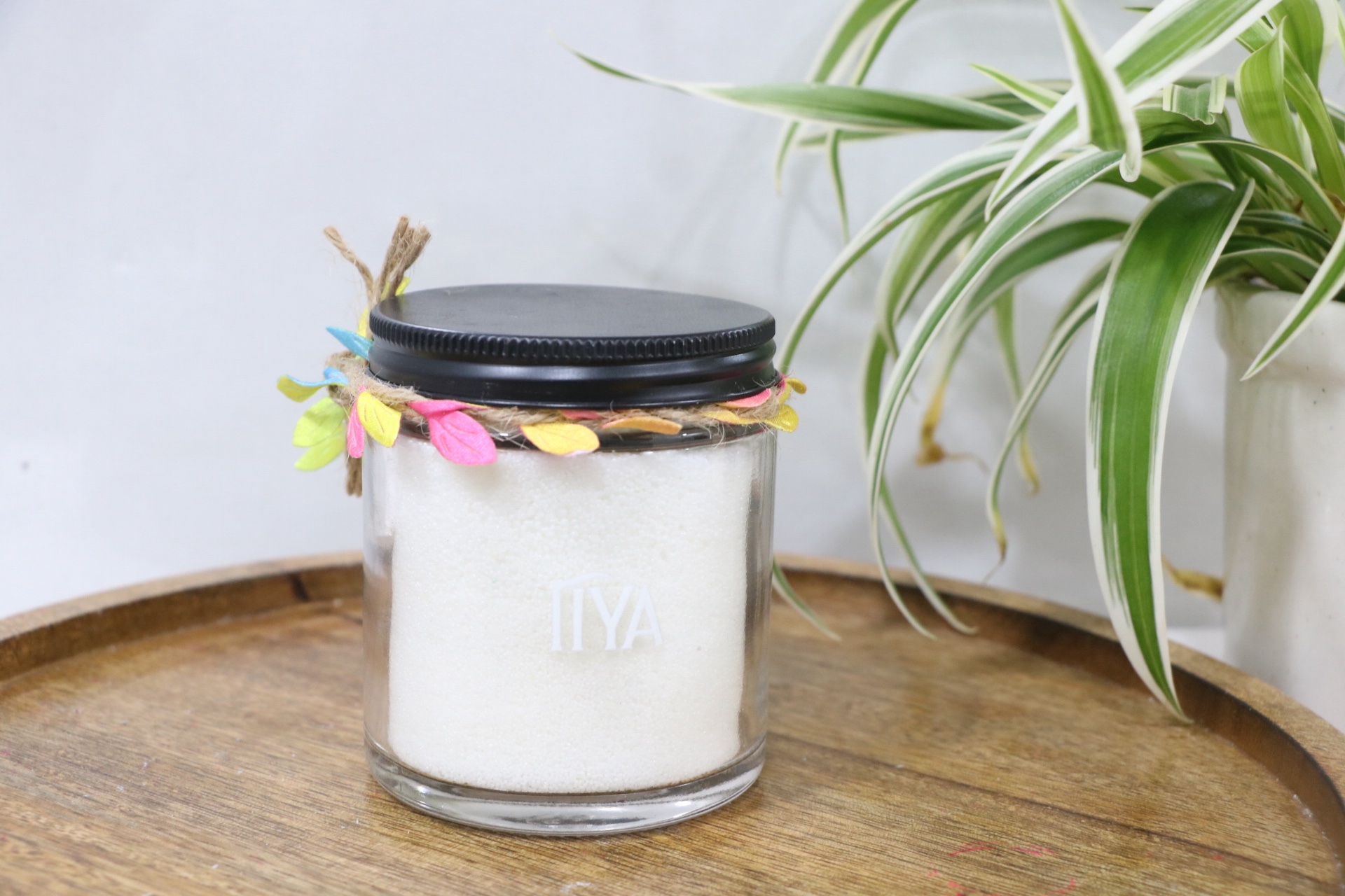 Pearl Wax Candle with a Wick - Image 2