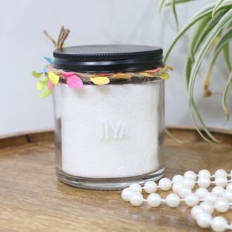 Pearl Wax Candle with a Wick