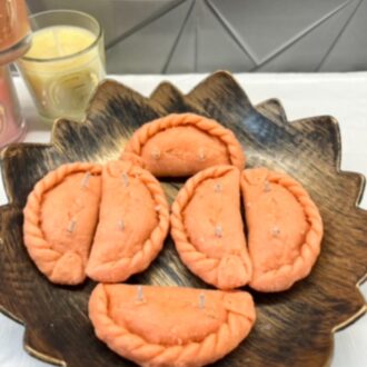 Gujiya Mithai Candle - 1 piece